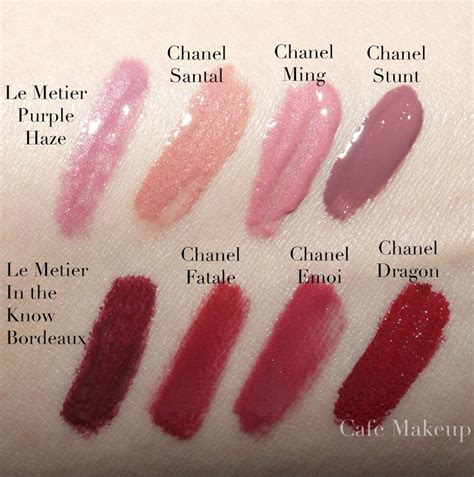 Chanel still colour chart